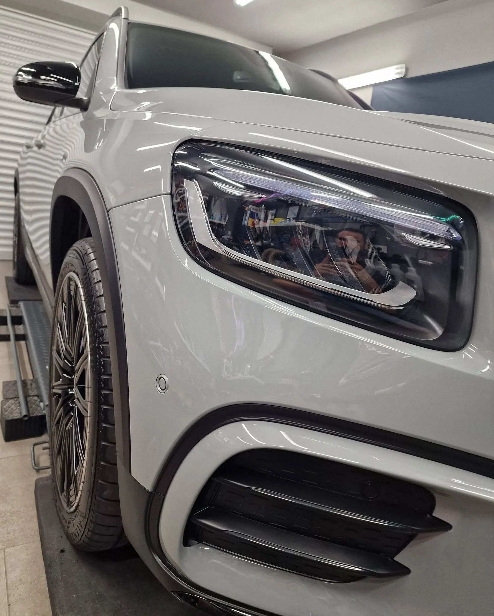 Poliranje in keramična zaščita vozila do 5 let - Mercedes Benz GLB — ob predaji — slika 9