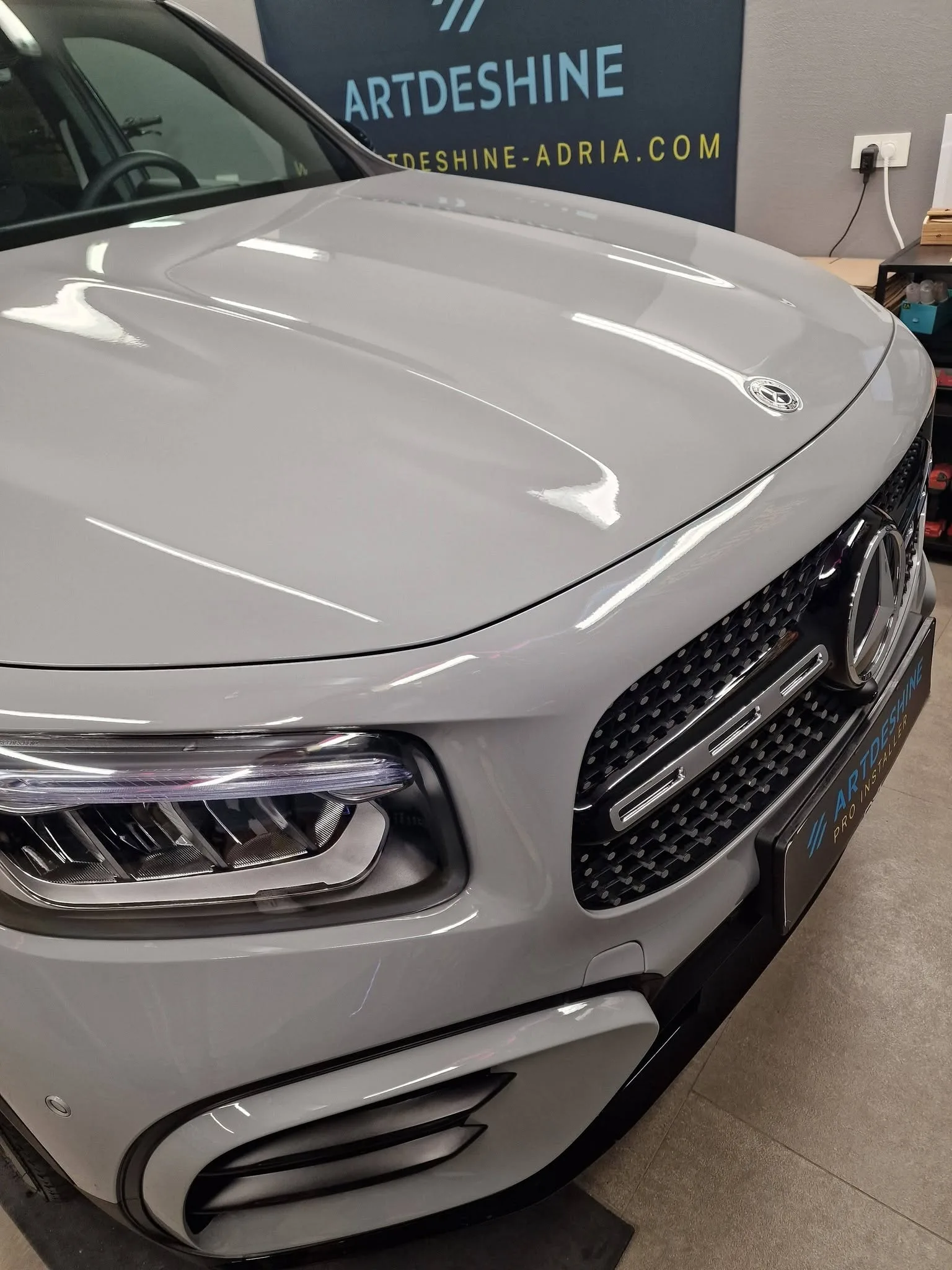 Poliranje in keramična zaščita vozila do 5 let - Mercedes Benz GLB — ob predaji — slika 11