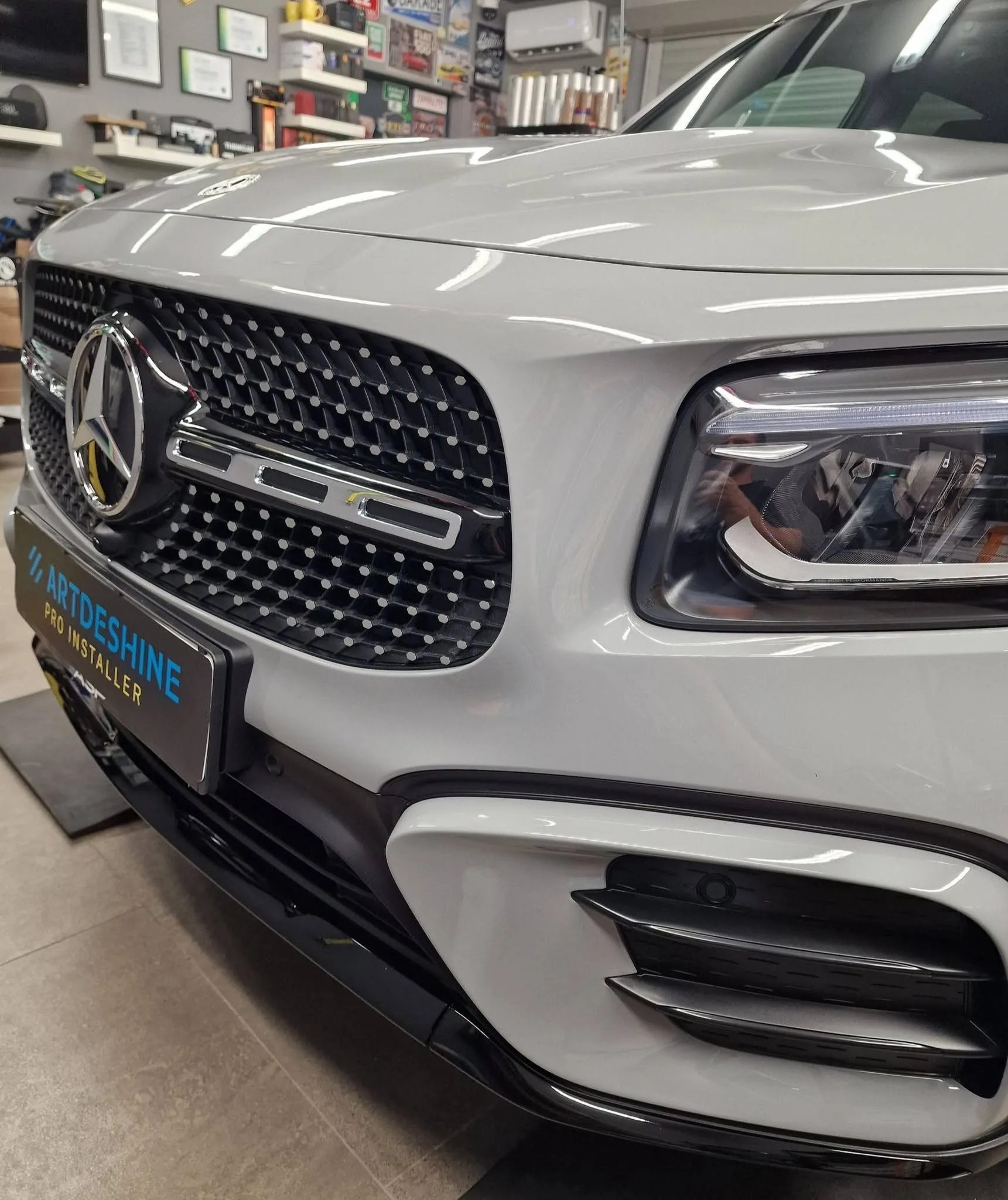 Poliranje in keramična zaščita vozila do 5 let - Mercedes Benz GLB — ob predaji — slika 14