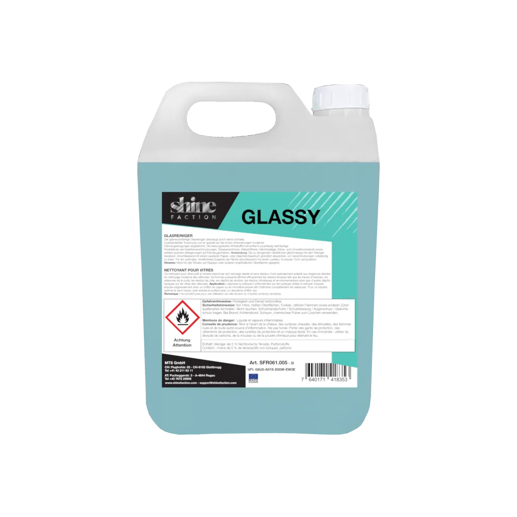 Čistilo za steklo Shine Faction Glassy – 5L