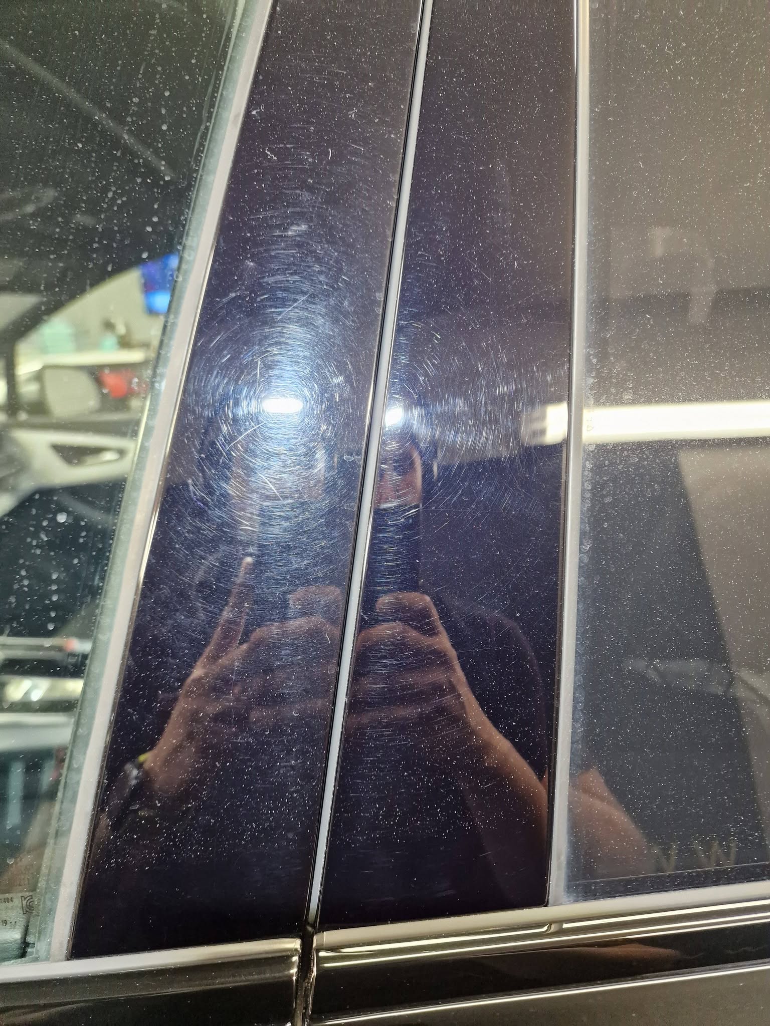 Poliranje in grafenska zaščita vozila do 7 let - AUDI Q7 — ob prevzemu — slika 5